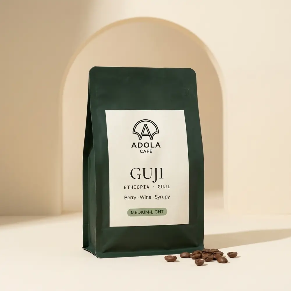 Guji — Berry, wine, syrupy body. A small-lot standout.